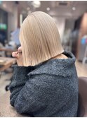 肌に馴染むハイトーンカラー
