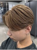 熊本メンズカラー ハイトーンカラー ミルクティー MEN'S HAIR