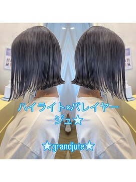 グランジュテ(grandjute) イルミナカラー★ハイライト★白髪ぼかし★インナーカラー