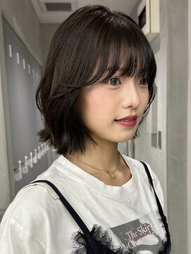 サイン 渋谷(SIGN) 20代/透明感カラー/タッセルボブ/レイヤーボブ