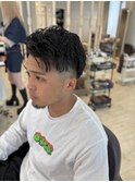 【メンズ】パーマを活かしたショートカット