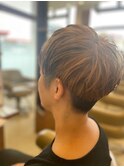大人ツーブロックショート