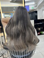 ラピス 渋谷本店(Lapis)&nbsp;バレイヤージュ/ホワイトカラー/外国人風/髪質改善/ケアブリーチ