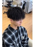 縦落ちツイストスパイラルパーマ