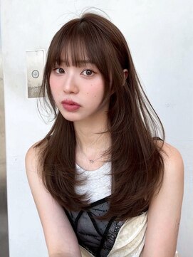 アスター 天神大名店(Aster) オリーブグレー髪質改善/黒髪/小顔/くすみベージュ/天神