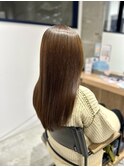 髪質改善カラーで艶髪