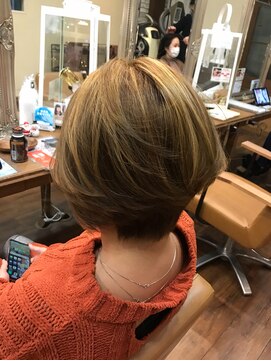フィガロ ミリー 北生駒店(Figaro Mily) 美髪大人ショート！くびれショートカット×前下がりボブ