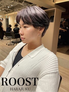 ルースト 原宿店(ROOST) MEN’S HAIR/サーフカール/刈り上げセンターパート/原宿
