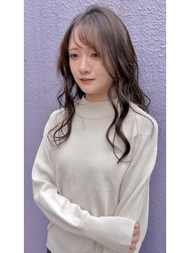 ブゾン(buZon) 【buZonブゾン】グレージュカラー×コテ巻きセット