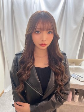 艶ブラウン/シールエクステ