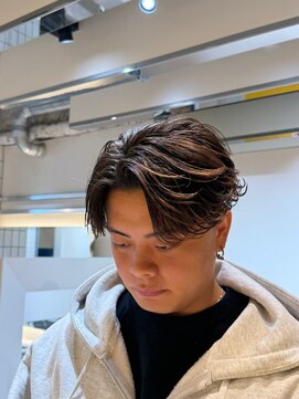 ルースト 京都河原町店(ROOST) フェザーパーマナチュラルセンターパート