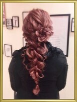 エヌ(N) 編み下ろし☆花を添えて☆