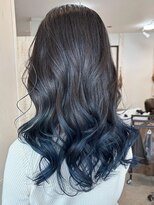 ノア(noa.)&nbsp;グラデーションカラー×ネイビーブルー◎