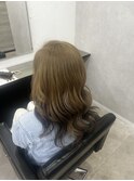 ミルクティーベージュ インナーカラー 所沢