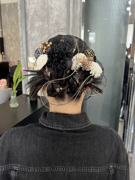 タイドヘアー(tide hair) 卒業式ヘアセット