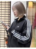ワン(1回)ブリーチダブルカラー/ハイトーンベージュ