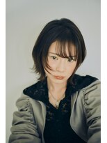 リノ 寺田町南口店(rino)&nbsp;黒髪/切りっぱなしボブ/ぱっつんボブ/外ハネボブ/レイヤーボブ