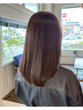 アズグロウ エクラ(AS GROW 'eclat) 大人上品ナチュラルストレートイメチェン