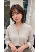 リーフ 焼津店(LeaF)&nbsp;白髪染めでも柔らかく見える髪へ