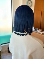 リアン 大森店(Rian) ぱつっとミディボブ×20代こっくりブルー