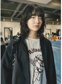 コテ巻き風ニュアンスパーマ