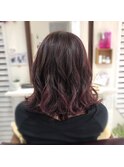 LuLucaお客様☆ スナップ   ピンクレッドカラー