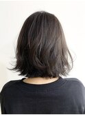 ふんわりボブ☆モノトーンアッシュ　[新宿三丁目]