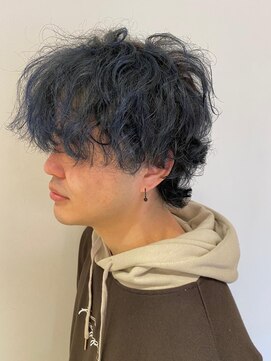 ネオヘアー 曳舟店(NEO Hair) ブルーアッシュ×ウルフ