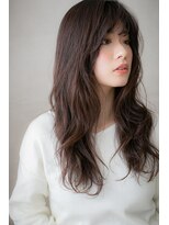 カバーヘア イヴ 戸頭店(COVER HAIR EVE) ダークアッシュ大人可愛い韓国風小顔ロングY戸頭20代30代40代