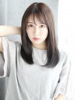 ウル 吉祥寺(ulu)&nbsp;透け感バングのナチュラルストレート