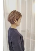 透明感ショートボブ
