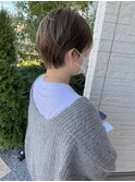 ミルクティーベージュ ショートヘア