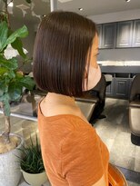 フィルムス 田町芝浦(FILMS)&nbsp;暗めカラー/グランマッシュ/デザインカラー/ショートボブ/田町