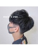韓国風刈り上げマッシュ