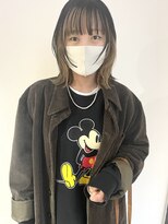 エムドットヘアーサロン(M. hair salon) インナーカラー×パツっと顔まわりレイヤー♪