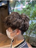 ヘアアイロン風パーマ
