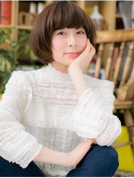 カバーヘア ブリス 上尾西口店(COVER HAIR bliss) オン眉暗髪透明感小顔マッシュルームヘアh上尾20代30代40代!