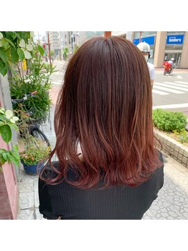 ボアップ 京橋店(boappu) #ピンクベージュ#ピンクカラー#コーラルピンク#ハイトーン