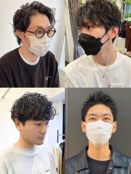 ヘアーアイスカルテット(HAIR ICI QUARTET)の写真/【伏見駅1分/駐車場完備】ふわりこなれ感から印象に残る強めまで、一気に雰囲気を変えるパーマが大人気☆