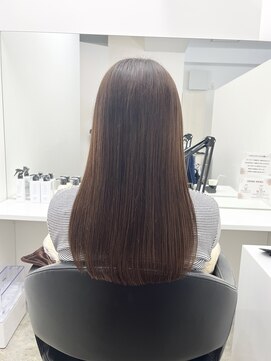 イレス 札幌駅前(IRESU) ドレスヘア/ショコラアッシュ/縮毛矯正・ストレー ト/波巻き