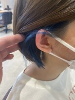 トゥルース(hair&eyelash Truth)&nbsp;【Truh】イヤリングカラー/ビビットブルー/ベージュカラー