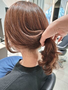 ミック ヘアアンドメイクアップ 高田店(miq Hair&Make up) デジタルパーマ/ウェーブ/ゆるふわ/セミロング/ナチュラルパーマ