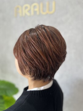 アロウ(ARAW) 【ハニーカシス】白髪ぼかしハイライト