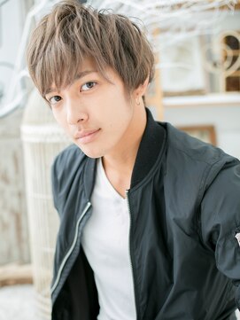 モッズヘア 越谷(mod's hair) イケメンハイライトカラー★モテ髪ミニウルフm3越谷20代30代40代