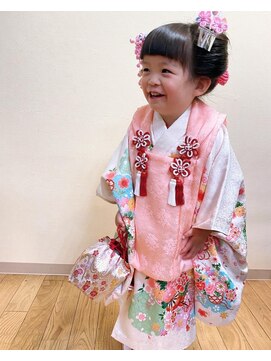 コージ(koji) 《直方／着付け》七五三ヘアセット／着付け