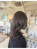カット＋ワンメイクカラー＋ウルティア トリートメント＋トキカタ 