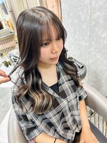 ガルボヘアー 名古屋栄店(garbo hair)&nbsp;ハイトーンインナーカラープルエクステ10代20代