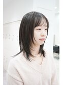 小顔レイヤーカット
