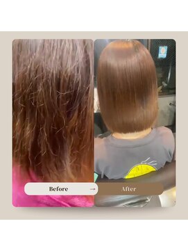 エル ブランシュ elle blanche 誤魔化し無し高難易度縮毛矯正