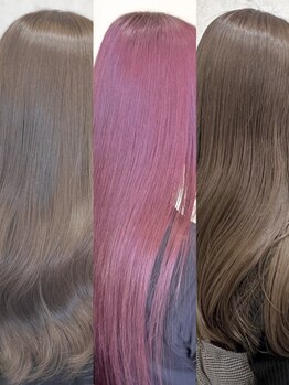 サロンドクオリア(Salon de Qualia)の写真/《全席半個室/完全個室あり》個性×トレンドを叶えるカラーで理想を叶える★[岐阜/柳津/ブリーチ/縮毛矯正]